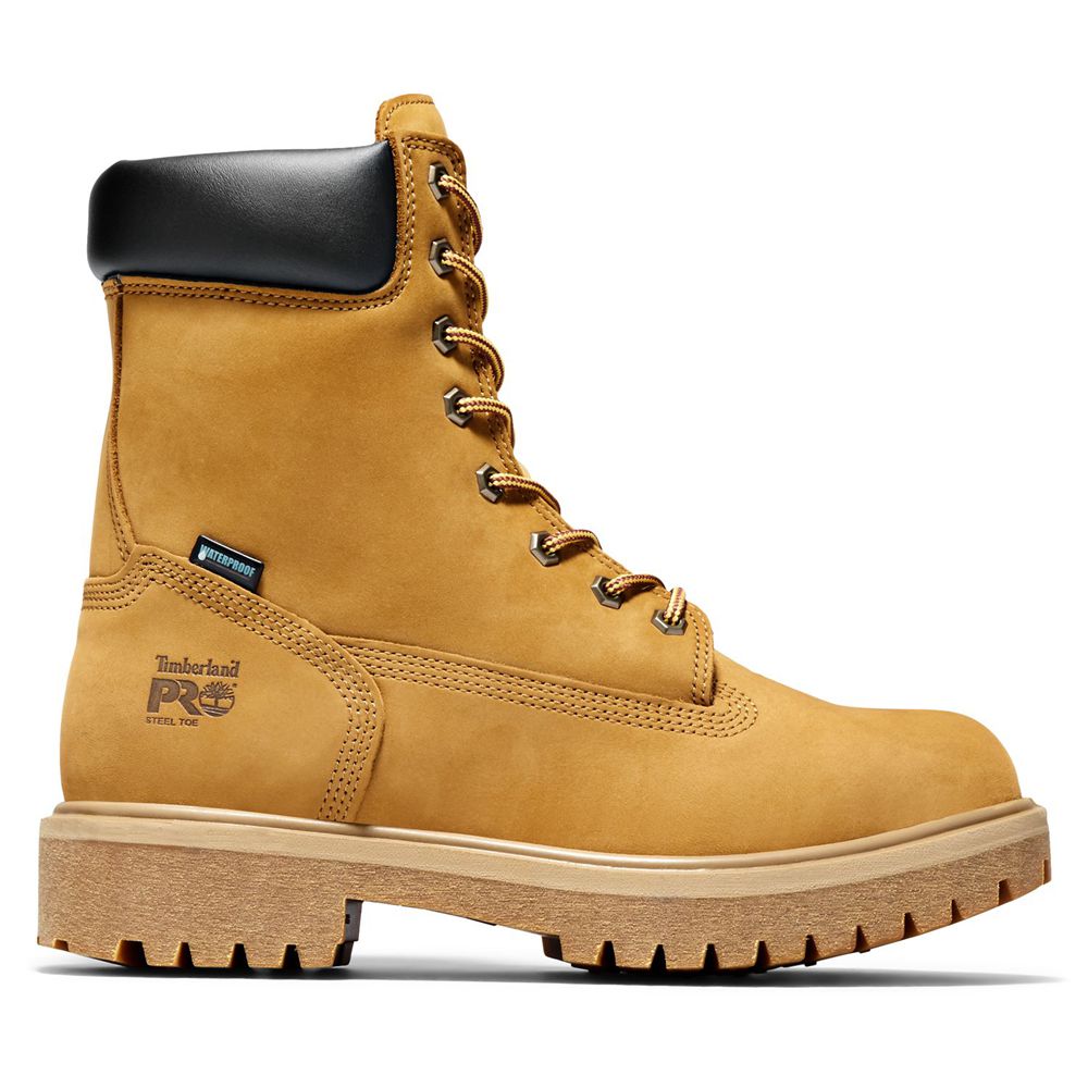 Botas Pro Timberland Argentina Hombre - Pro Direct Attach 8" Steel Toe - Marrones - GCYAKI-567